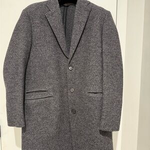 Dark Gray Wool Billy Reid Men’s Coat (M)